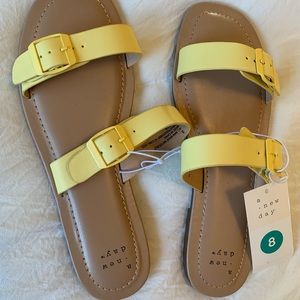 A New Day Yellow Sandals
